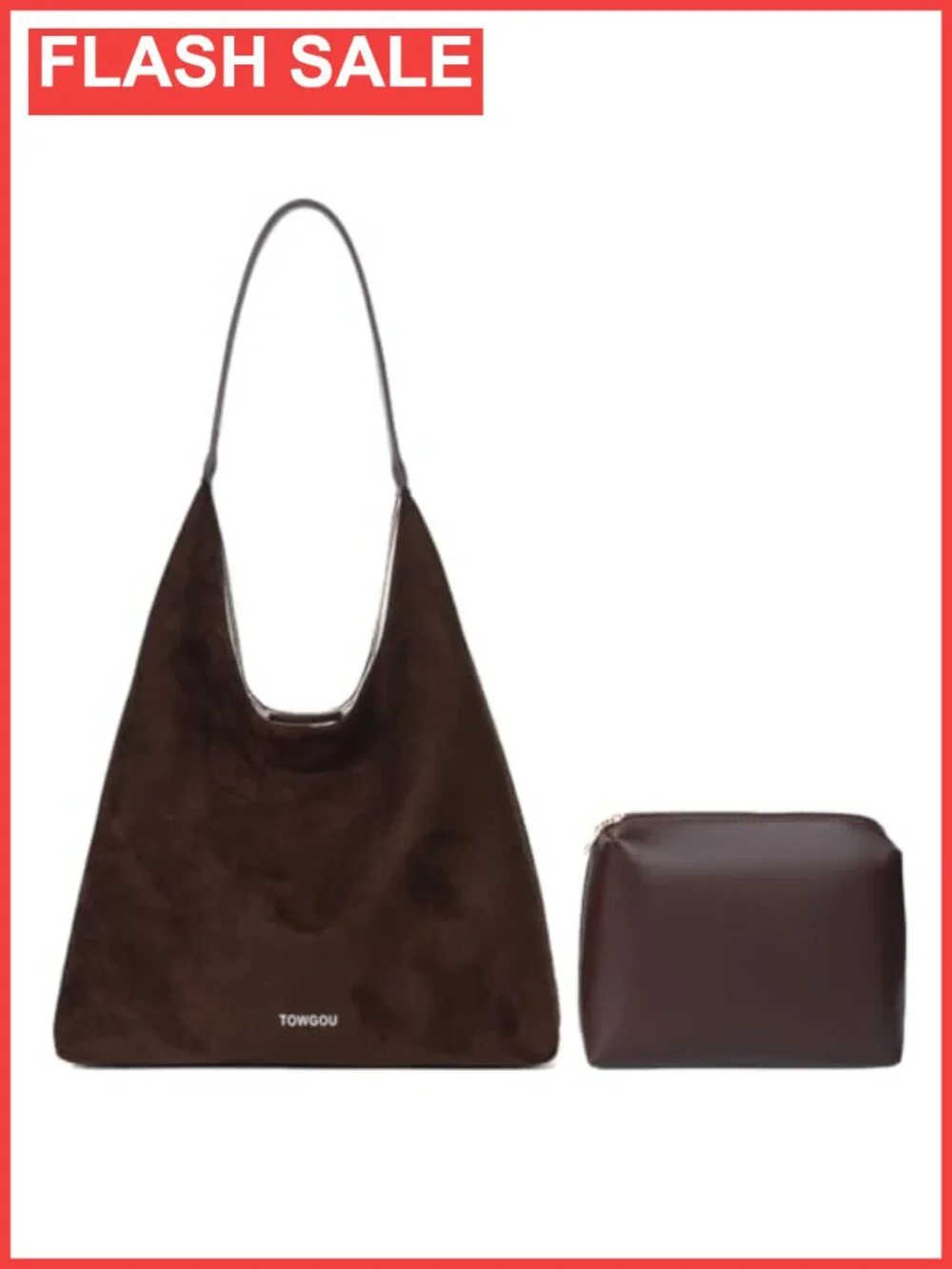 Soft Suede Slouchy Hobo Bag Shoulder Tote for Women